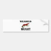 WEASELS Regel! Autoaufkleber (Vorne)