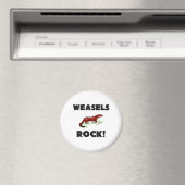 Weasels Rock Magnet (In Situ (Geschirrspüler))