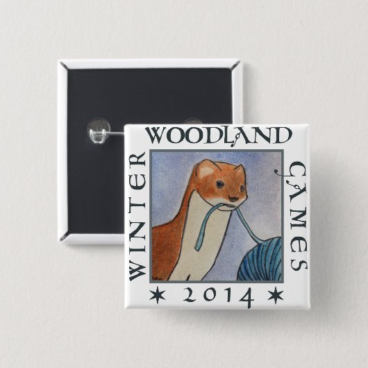 Weaselwinter-Waldspiele 2014 Button (Vorne & Hinten)