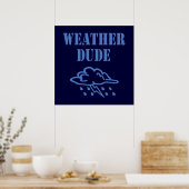 Weather Typ Poster (Küche)