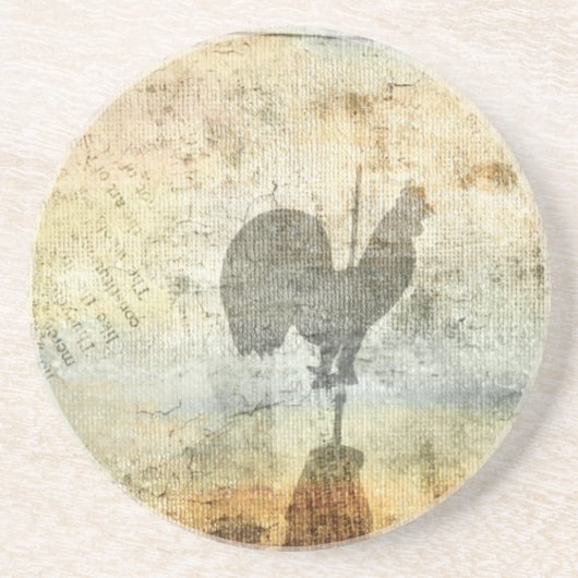 Weather Vane Rooster Untersetzer (Vorne)