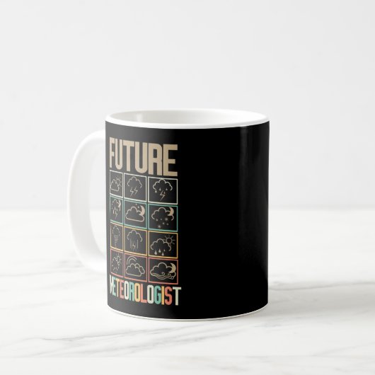 Weather Watcher Future Meteorologe Kaffeetasse (Vorderseite Links)