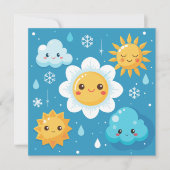 Weather Wonders Einladung (Vorderseite)