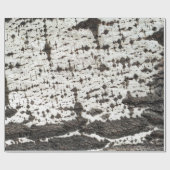 Weathered birch trunk geschenkpapier (Flach)