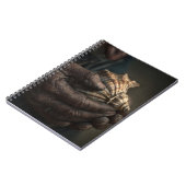 Weathered Hands Conch Muschel Notebook Notizblock (Linke Seite)