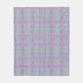 Weathered Lavender Plaid  Fleecedecke (Vorderseite)