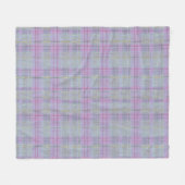 Weathered Lavender Plaid  Fleecedecke (Vorderseite (Horizontal))