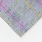 Weathered Lavender Plaid  Fleecedecke (Ecke)