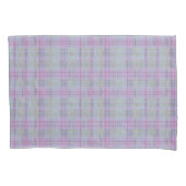 Weathered Lavender Plaid Harmony  Kissenbezug (Vorderseite-Links)