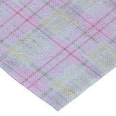 Weathered Lavender Plaid Harmony  Kurzer Tischläufer (Ecke)