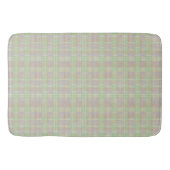 Weathered Neutral Sage Plaid Badematte (Vorderseite)