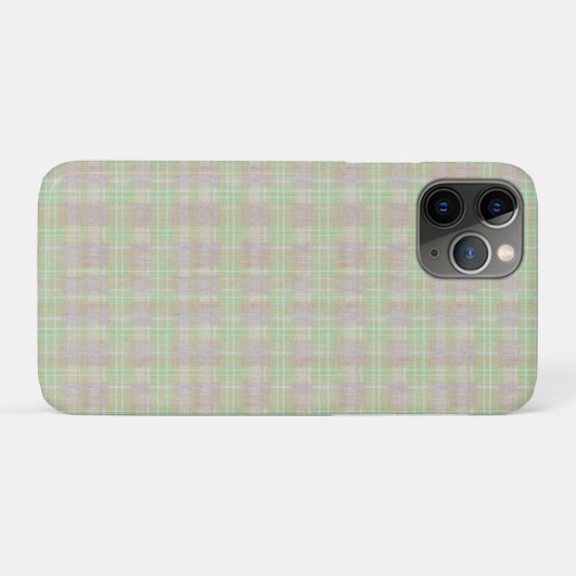 Weathered Neutral Sage Plaid Case-Mate iPhone Hülle (Rückseite (Horizontal))