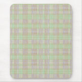 Weathered Neutral Sage Plaid Mousepad (Vorne)