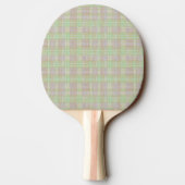 Weathered Neutral Sage Plaid Tischtennis Schläger (Rückseite)