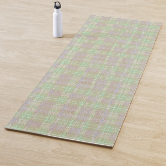 Weathered Neutral Sage Plaid Yogamatte (Beispiel)