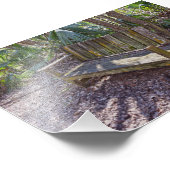 Weathered Park Bench, Dauphin Island Fotodruck (Ecke)