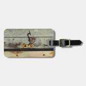 Weathered Rusty Door Handle Gepäckanhänger (Vorderseite horizontal)