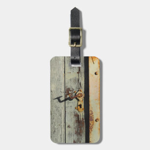 Weathered Rusty Door Handle Gepäckanhänger