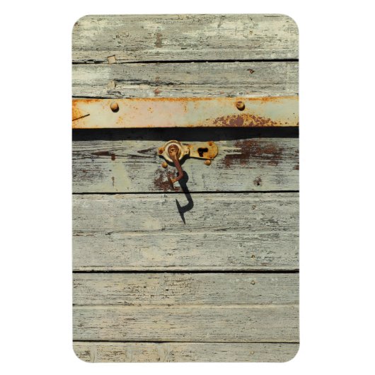 Weathered Rusty Door Handle Magnet (Vertikal)