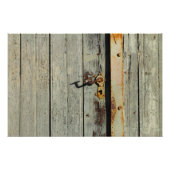Weathered Rusty Door Handle Poster (Vorderseite)