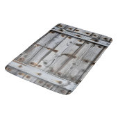 Weathered Wood Bath Mat Badematte (Schrägansicht)