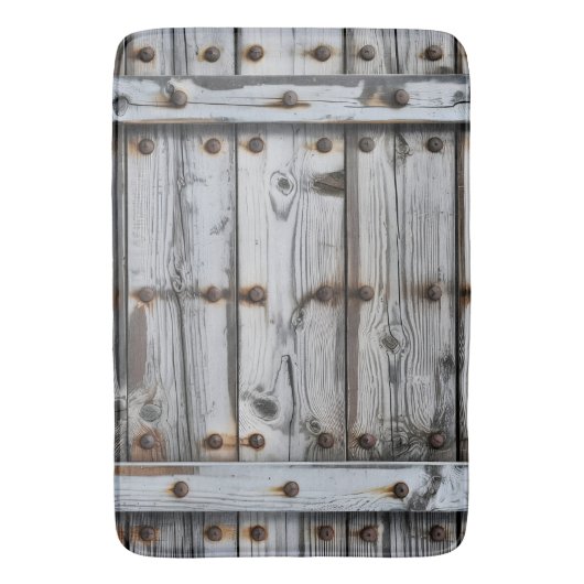 Weathered Wood Bath Mat Badematte (Vorderseite Vertikal)
