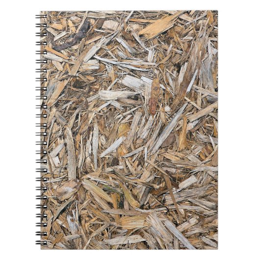 Weathered Wood Chips Notizblock (Vorderseite)