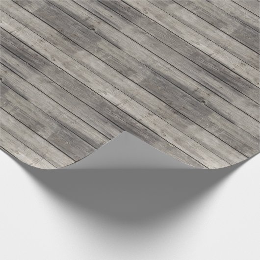 Weathered Wood Geschenkpapier (Ecke)