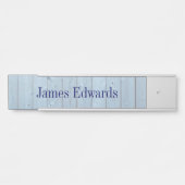 Weathered Wood like Texture Name Tellers Schreibti Türschild (Vorderseite )