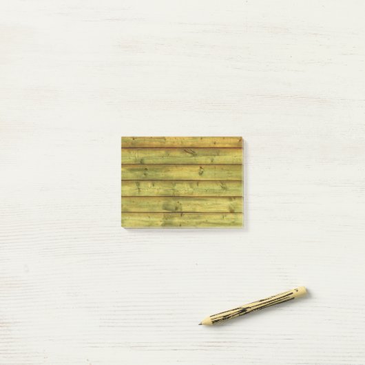Weathered Wood Post-it Klebezettel (Auf Schreibtisch)