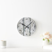 Weathered Wood Runde Wanduhr (Zuhause)