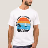 weathering storms men's basic t-shirt (Vorderseite)