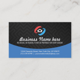 Weatherization Business Cards Visitenkarte