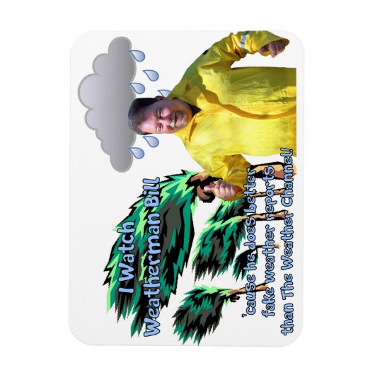 Weatherman Bill Magnet (Vertikal)