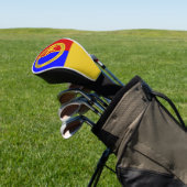 Weatherproof Personalized House Flag Golf Headcover (In SItu)