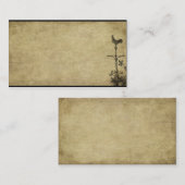 Weathervane-Hahn-Prim Geschäfts-Karten Visitenkarte (Vorne/Hinten)