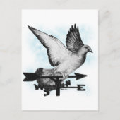 Weathervane Homer2 Postkarte (Vorderseite)