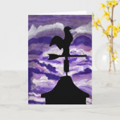 Weathervane Karte (Gelbe Blume)