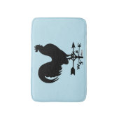 Weathervane Rooster Badematte (Vorderseite Vertikal)