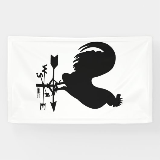 Weathervane Rooster Banner (Horizontal)