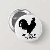Weathervane Rooster Button (Vorne & Hinten)