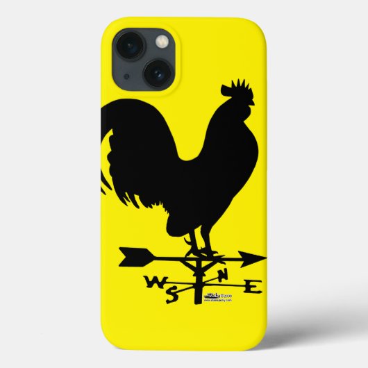 Weathervane Rooster Case-Mate iPhone Hülle (Rückseite)