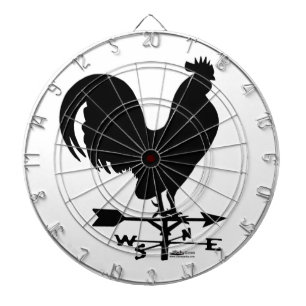Weathervane Rooster Dartscheibe