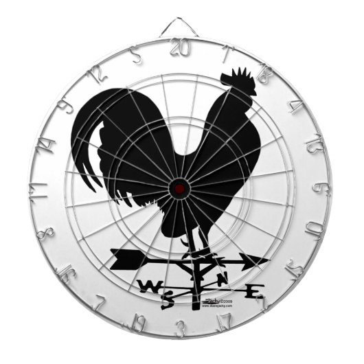 Weathervane Rooster Dartscheibe (vorne)