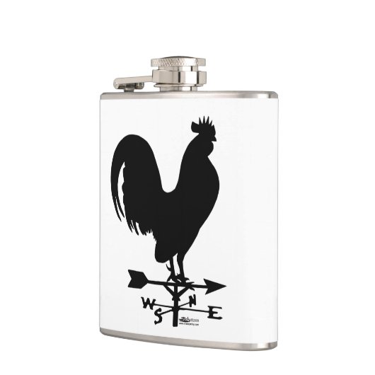 Weathervane Rooster Flachmann (Links)