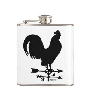 Weathervane Rooster Flachmann