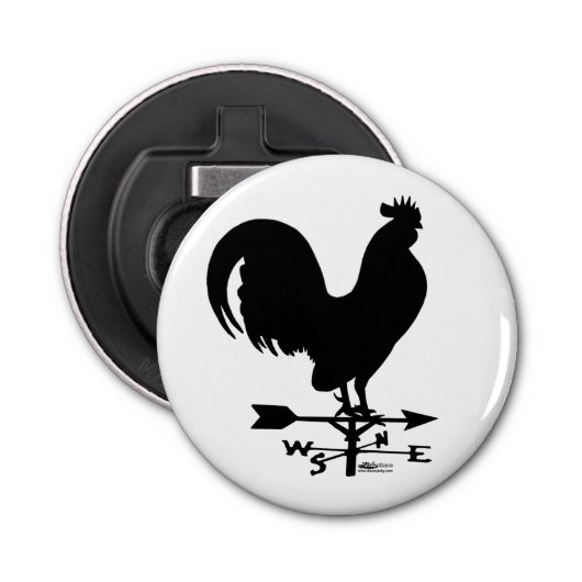 Weathervane Rooster Flaschenöffner (Vorderseite)