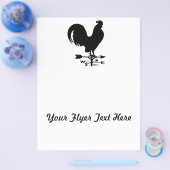 Weathervane Rooster Flyer (Einzeln)