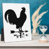 Weathervane Rooster Fotoplatte (Seite)
