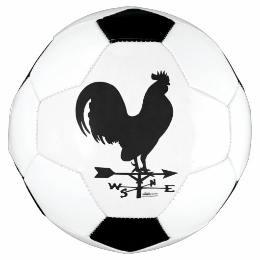 Weathervane Rooster Fußball (Vorderseite)